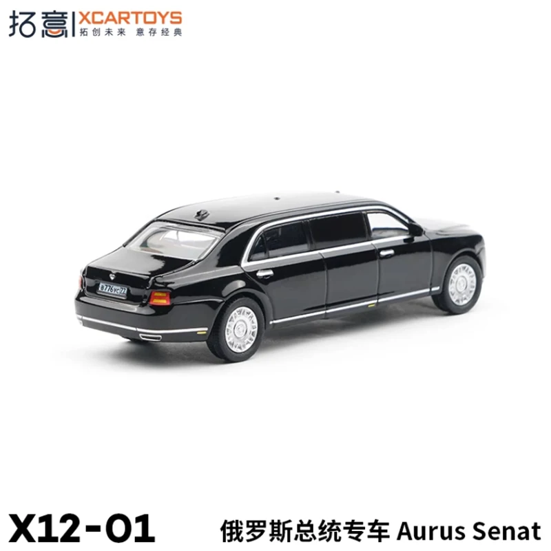XCARTOYS Schaal 1:64 Aurus Senat-Rusland Presidentiële Staat Auto Legering Model Ornament Speelgoed Cadeau