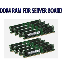 8G 16G 32G 64G 128G REG ECC RDIMM DDR4 RAM PC4 2133 2400 2666 2933 3200 Mhz 2133P 2400T 2666V DDR4 Server Memory X99 Motherboard