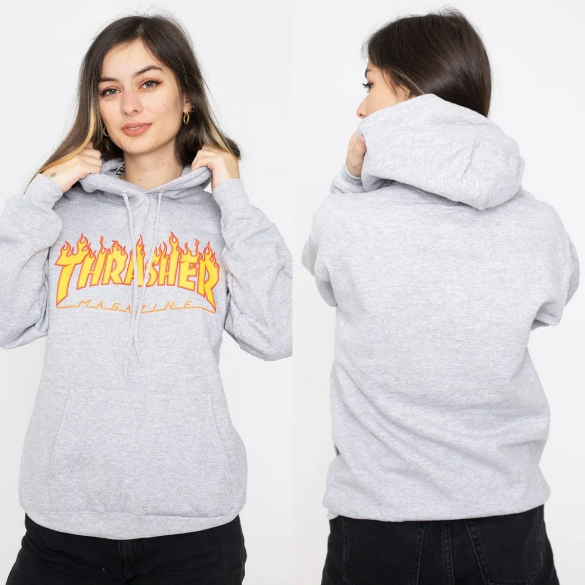 2026 Heiße Thra Hoodies Sher Skateboard Kollektion Sweatshirt mit Grafikdruck Hochwertige Luxus Unisex-Stil für Männer und Frauen – Detail 5