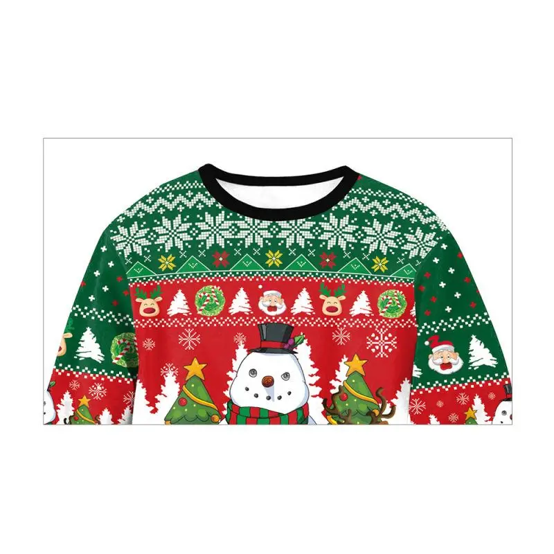 Grappige lelijke Cisas trui ex mannen vrouwen Cisas sweatshirt lange Sve polyester vezel rechte snit Koreaanse Sle