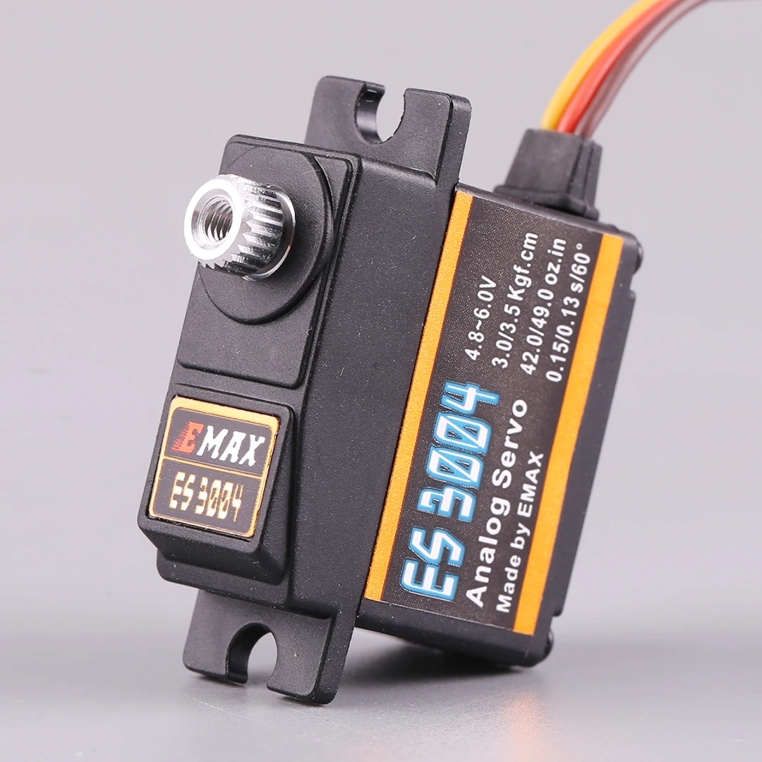 EMAX ES3004 20g 3.5kg 0.13sec 23T Metal Gear Analog Servo For RC Airplane ES3104 upgrade