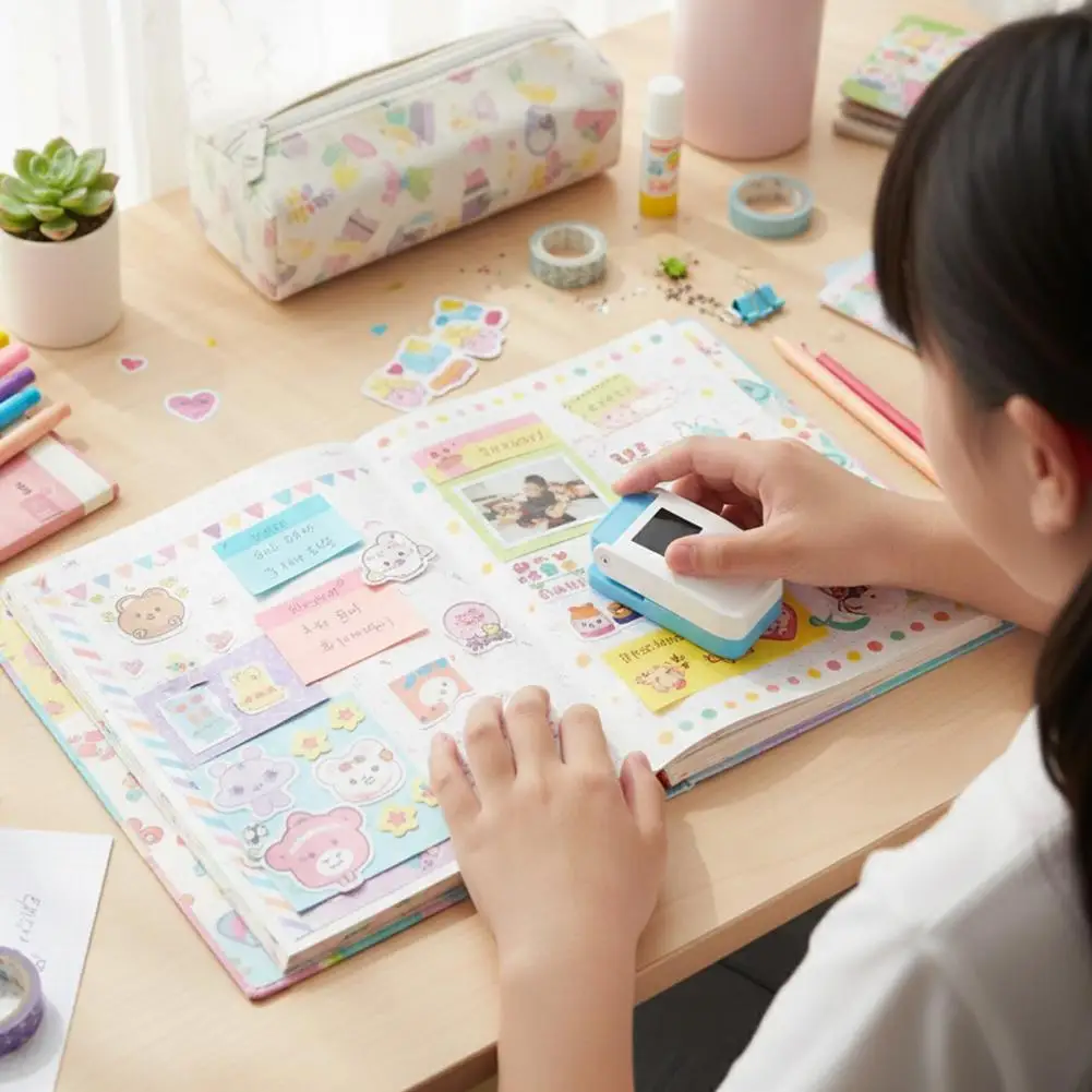 

Large Super Paper Punch Kids DIY Craft Puncher Plastic Safe Burr-Free Edge Educational Toy For Fine Motor Skills Making Too D9U7