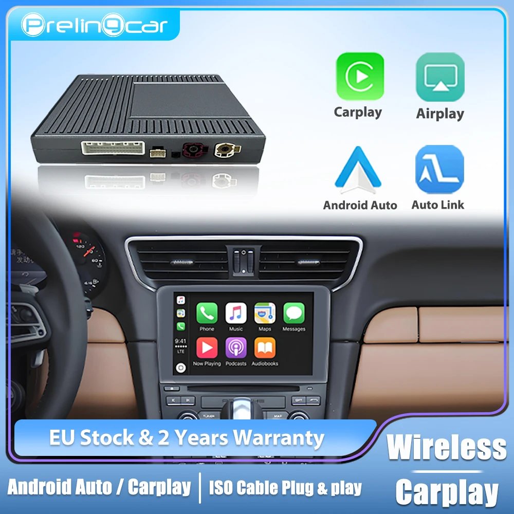 Wireless CarPlay For Porsche 911 2006 07 08 09 10 11 12 PCM 3.0 Cayenne 2007-10 Years AirPlay Function Android Auto Mirror Link