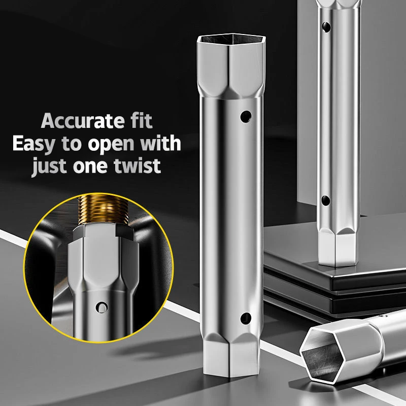 

Универсальный набор торцевых ключей для душевого клапана, инструмент из хром-ванадиевой стали для снятия и установки душевого клапана для ванны и душа