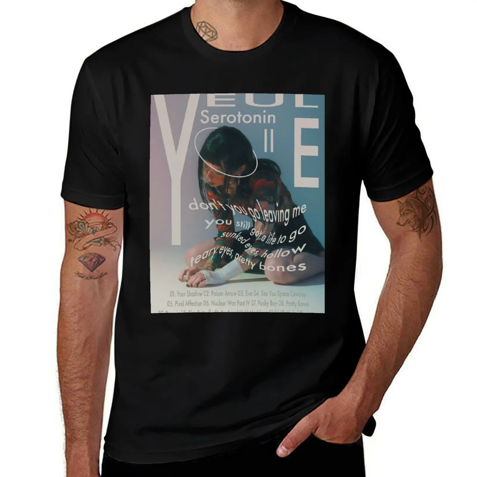 Yeule Serotonin II Fan Poster T-Shirt Sports Casual Short Sleeve Cotton Tee T-Shirt