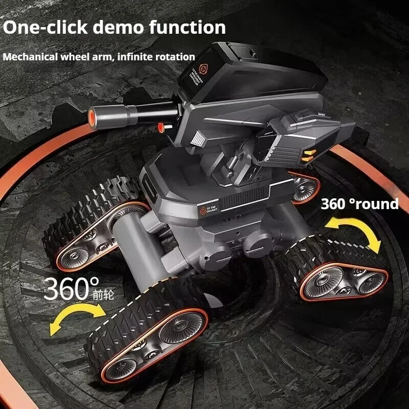 Cool Stuff Battle TANK รุ่น: 1:14 รีโมทคอนโทรลรถ,หุ่นยนต์แชสซีถัง TRACK,ระเบิดน้ํา RC ถัง,อินฟราเรด Stunt RC รถ,ของเล่นเด็ก