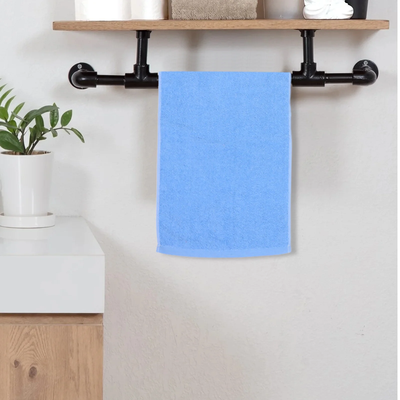 

3Pcs Cotton Jacquard Towels Soft Absorbent Quick Dry Face Hand Towels Small Washcloths Bathroom Kitchen Gym Face Washcloths