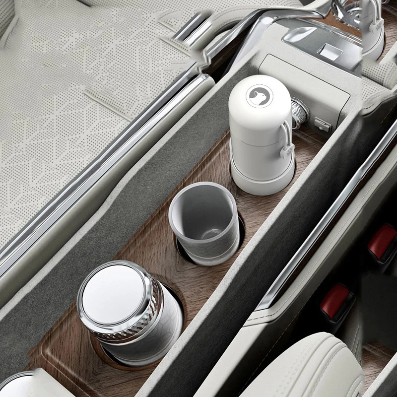 กระติกเก็บความเย็นและอุ่นแบบพกพาถ้วยทำความเย็นรถอย่างรวดเร็วกระติกน้ำอุณหภูมิคงที่กระติกเก็บความเย็นและอุ่นได้ใช้งานได้สองแบบ