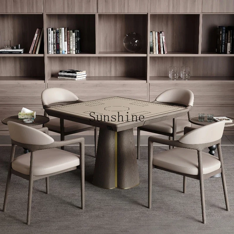 Solid wood egg table dedicated advanced square chess and card poker mahjong modern simple leisure  FT