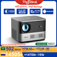 ThundeaL TDA6 Full HD Projector 1080P 2K 4K Video Home Theater Auto Focus 5G WiFi Android Projector TDA6W 3D Portable Proyector