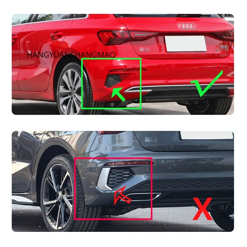For Audi A3 Hatchback Regular Edition Mud Flaps Splash Guards  Mudguards 4pcs 2021-2024（Not for Audi S3 A3 Sline Sport Edition）