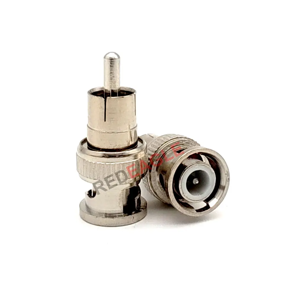 BNC RCA Connector Adapter Plug for CVBS Analog CCTV Video System