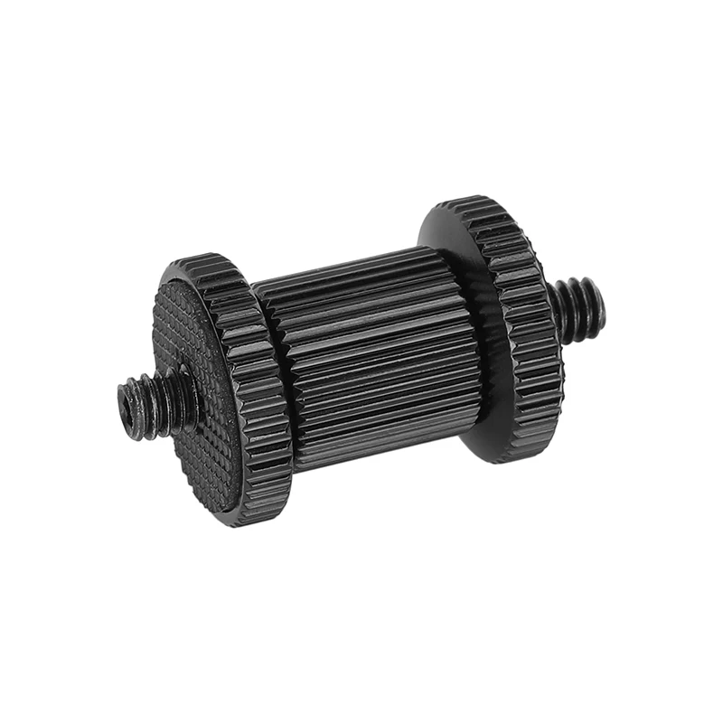 HDRig 더블 엔드 1/4"-20 카메라 케이지 리그 모니터용 나사 마운트 사진 스튜디오용 엄지 잠금 휠이 있는 숄더 리그