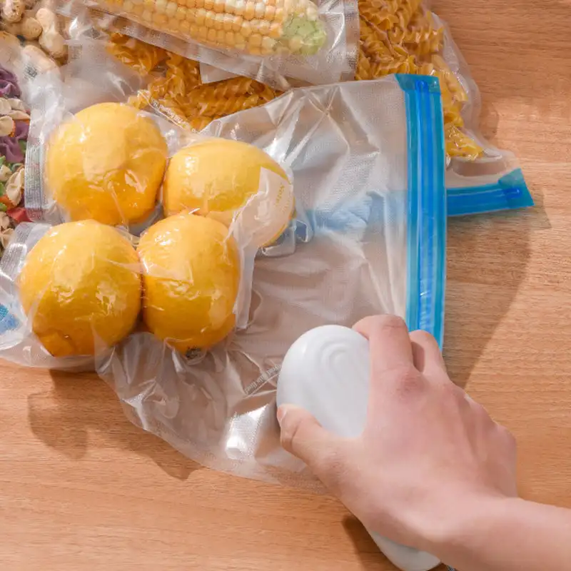 Dual-Purpose Electric Vacuum Pump Sealer Plastic Bags Food Packing Machine Portable Handheld Inflation & Vacuum Sealing Machine