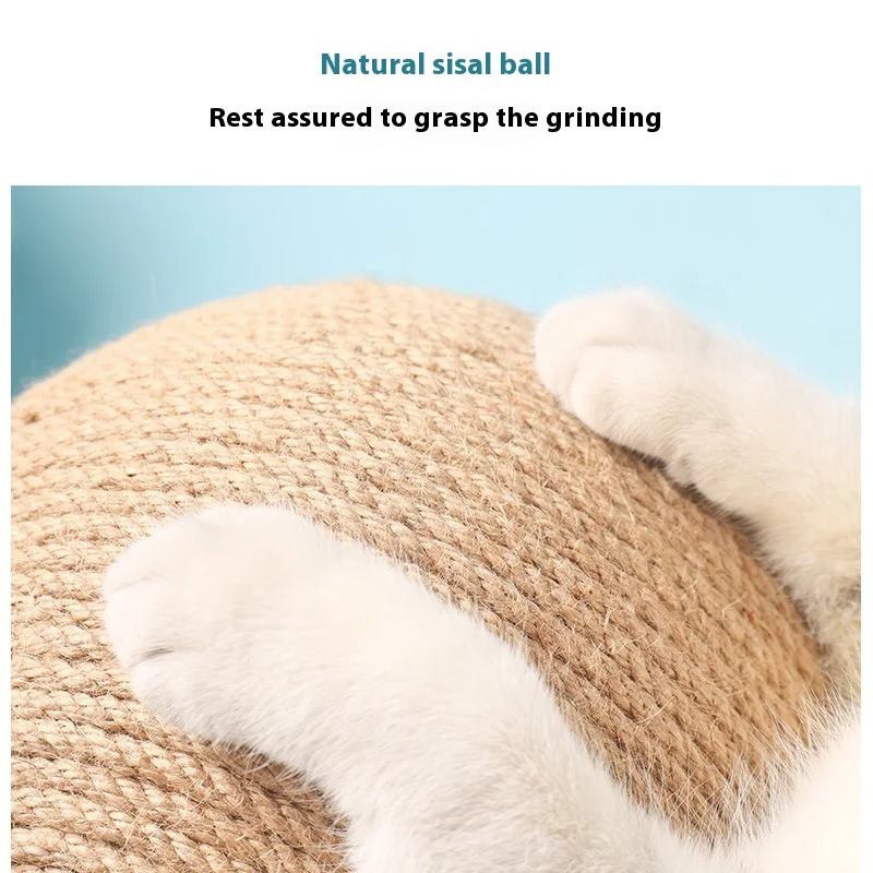 Cat Cratchers ของเล่น Sisal และไม้ Stable สามเหลี่ยมแมวในร่ม Stuff ทนทาน Scratching Cool Scratch บนขาตั้ง Spin Bespoke