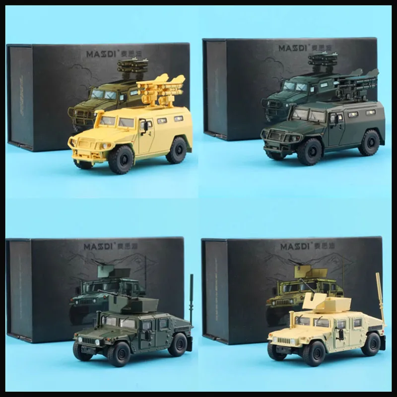 

MASSDI 1/64 H1 M1151/Gaz Tiger TANK из сплава, военная модель автомобиля для взрослых, классическая коллекция, дисплей, подарок, сувенир, игрушка для мальчика