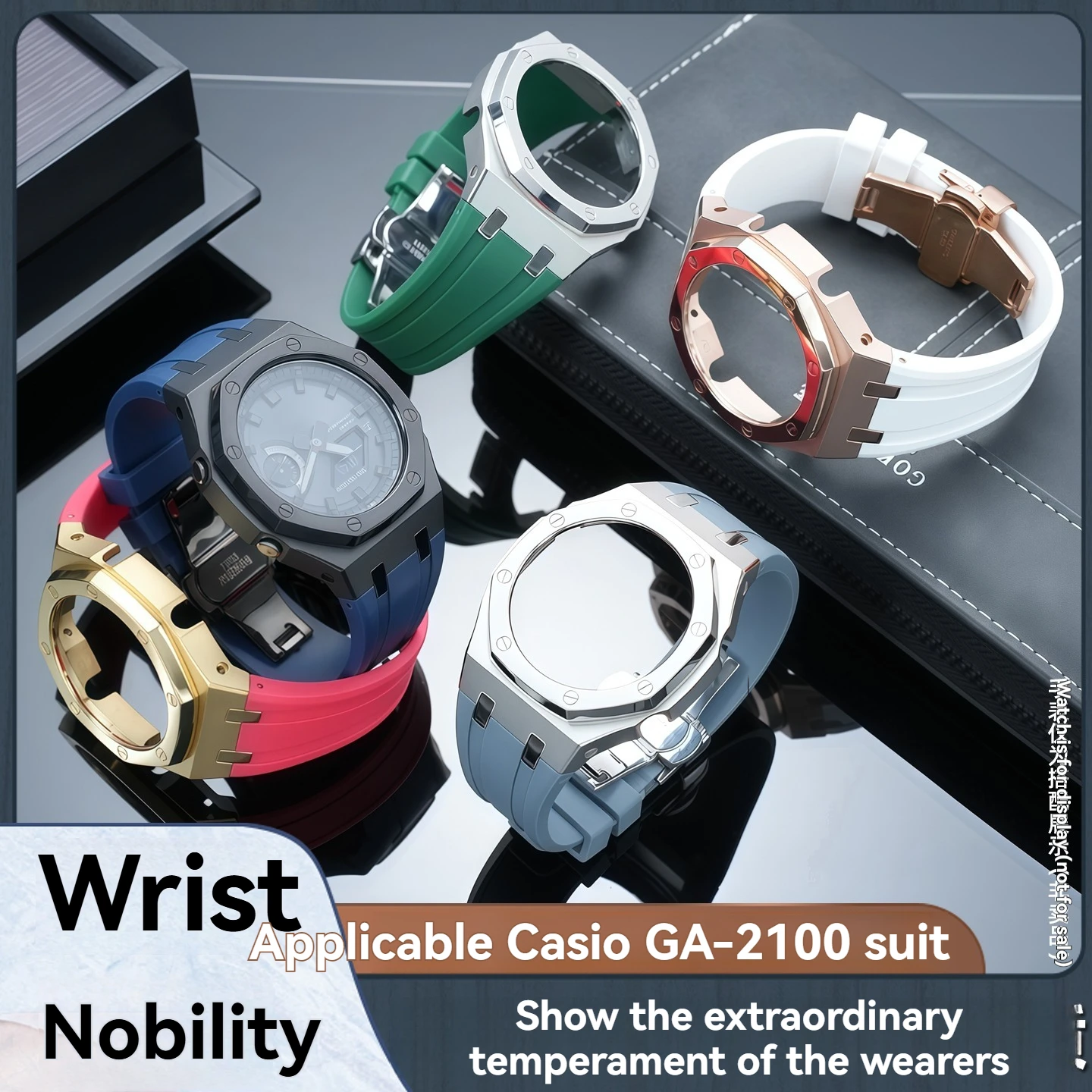 ga2100-mod-kit-for-casioak-ga2100ga2110-stainless-steel-metal-bezel-rubber-strap-for-casioak-gab2100-watchcase-with-screws-corre