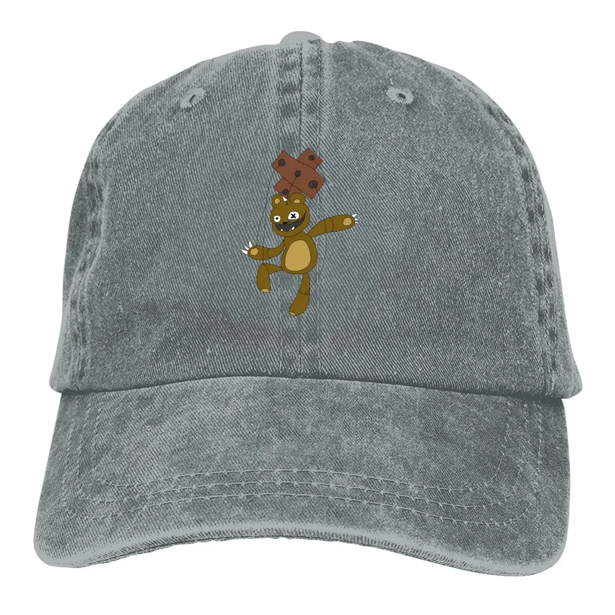 

String Puppet Multicolor Hat Sports Cap Little Bear Hip Hop Summer Visor Protection Hats Male Baseball Caps for Men Women