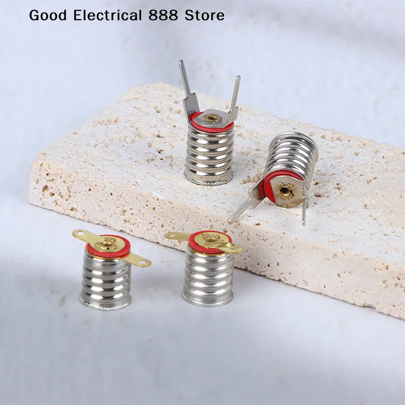 【GE】10Pcs Mini E10 Lamps Base Holder Bulbs Light Base Socket Home Experiment Circuit Electrical Test Accessories