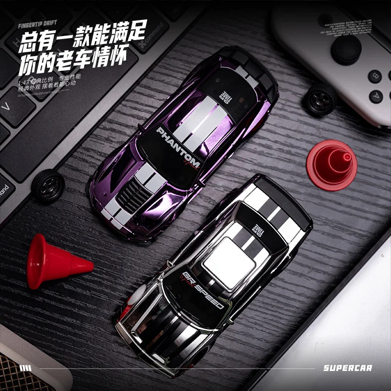 1/43 Rc سيارة عالية السرعة مقياس كامل ونصف مقياس سطح المكتب Rc الانجراف سيارات 2.4G 20 km/ساعة التحكم عن بعد سيارة الأطفال هدايا عيد اللعب #4