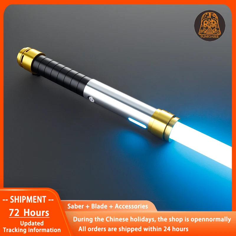 Punksaber lightsaber ดาบเลเซอร์ NeoPixel Jedi การดวลหนักที่สำคัญราบรื่นไม่สิ้นสุดการเปลี่ยนการตีของเล่นดาบแสง