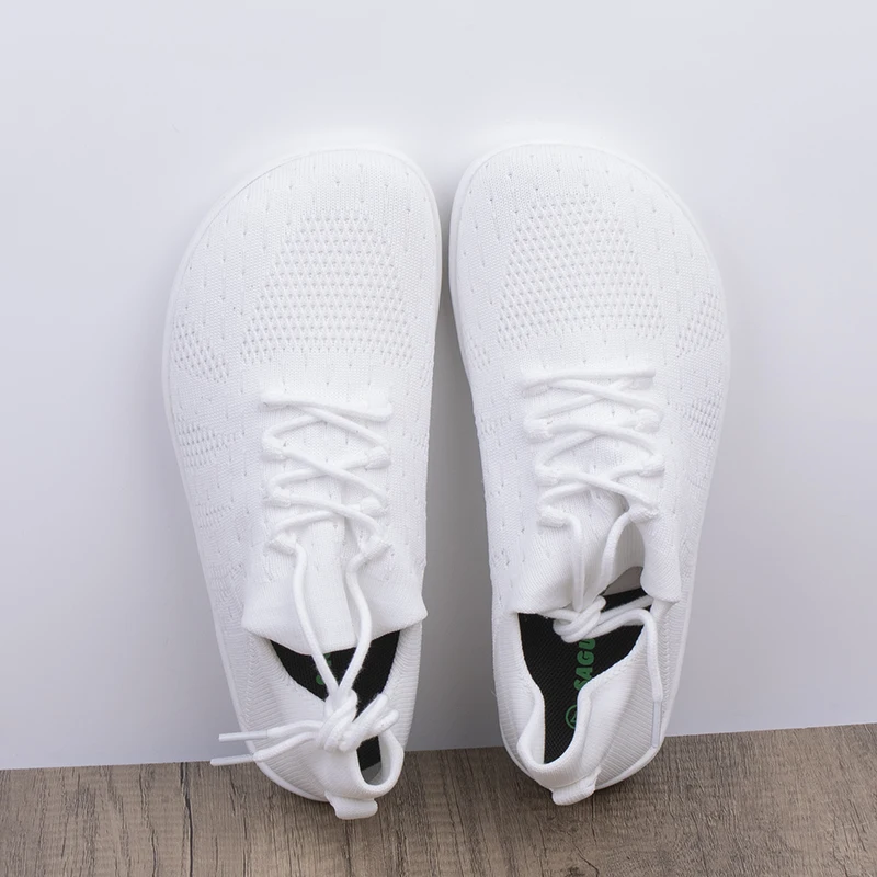 Zapatillas de running SAGUARO para hombre, transpirables, 4E de ancho, para entrenamiento cruzado, estilo barefoot, sin cordo...