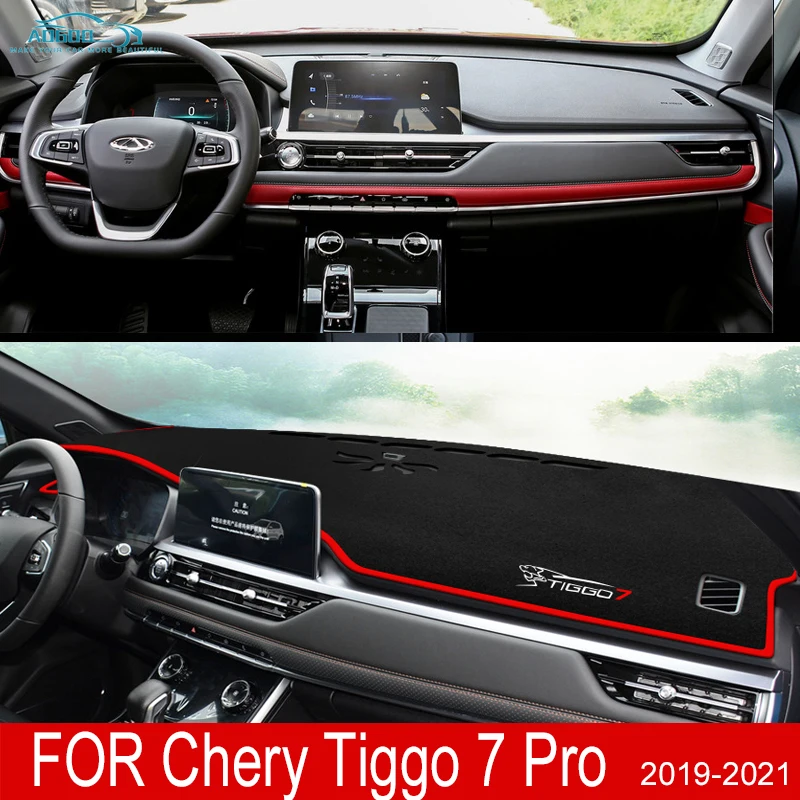 For Chery Tiggo 7 Pro 2022 2021 2020 Car Dashboard Covers Mat Shade Cushion Pad Carpets Salon Interior Accessorie