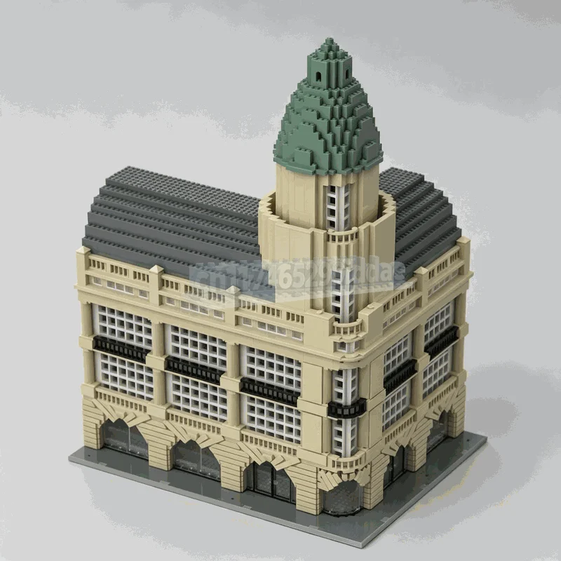 NEW 4845Parts European Urban Department Store Building Blocks Modular Architecture Model Creative DIY Assembly Toy Display Gift