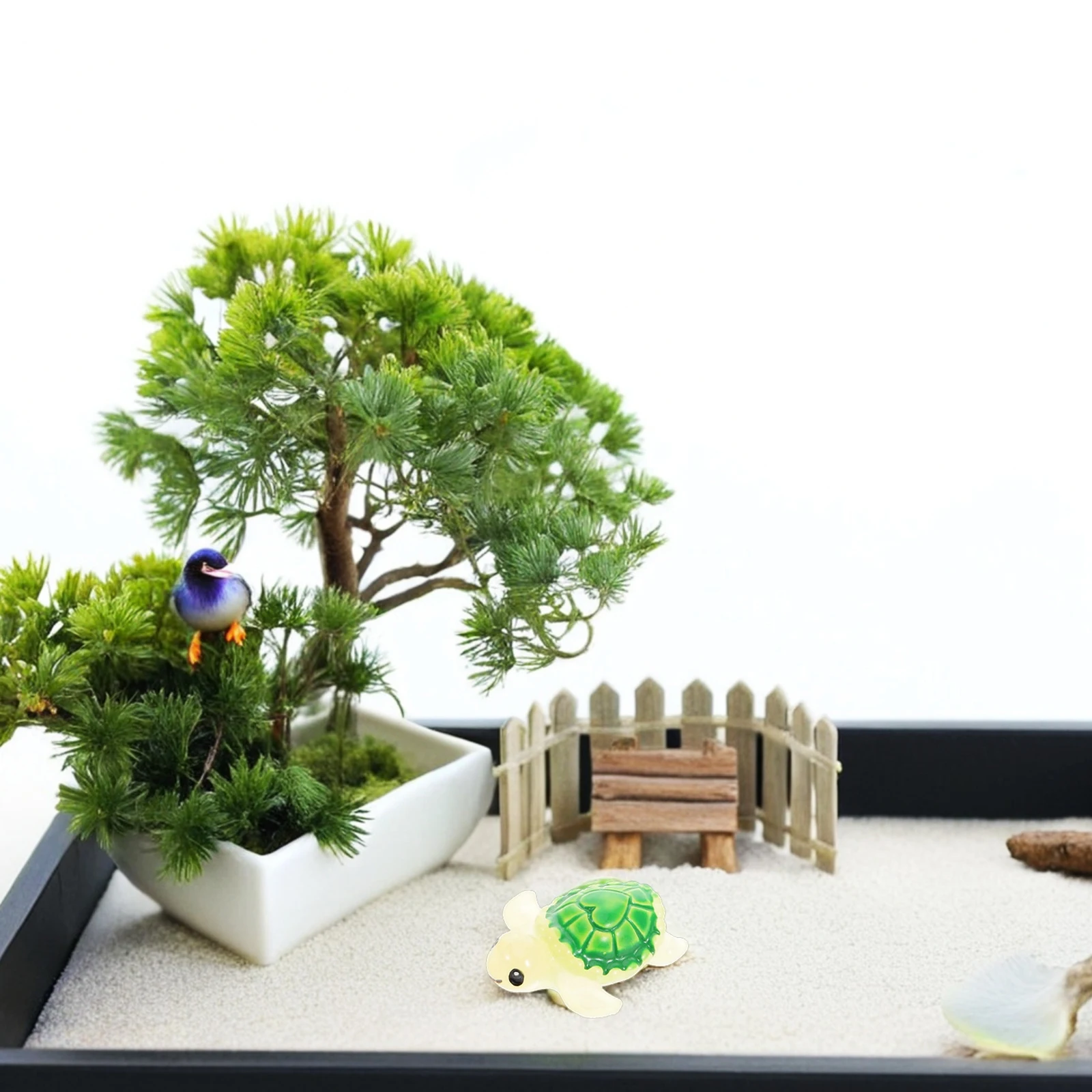 

30pcs Mini Resin Statues Small Tortoise Figurines For Fairy Garden Ocean Animal Decor Micro Landscape Turtle Ornaments Garden