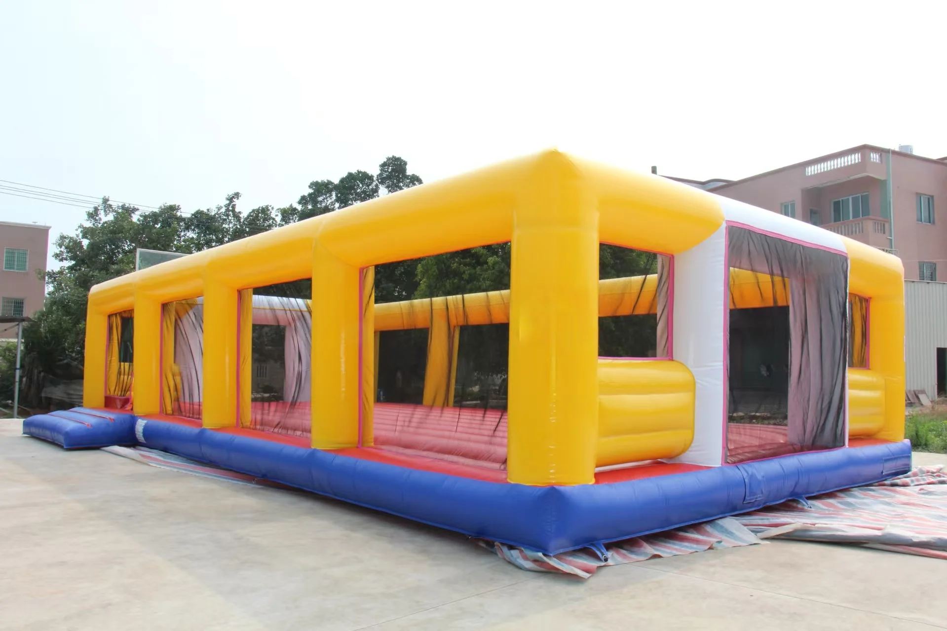 Hot Sale Inflatable Football court for outdoor commercial football sport Arena eventspromote sales