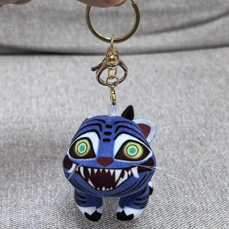 Nouveau Kpop chasseurs de démons tigre figurines d'anime poupée jeu en peluche poupée douce Kawaii sac de voiture décoration en peluche porte-clés jouet enfants cadeaux
