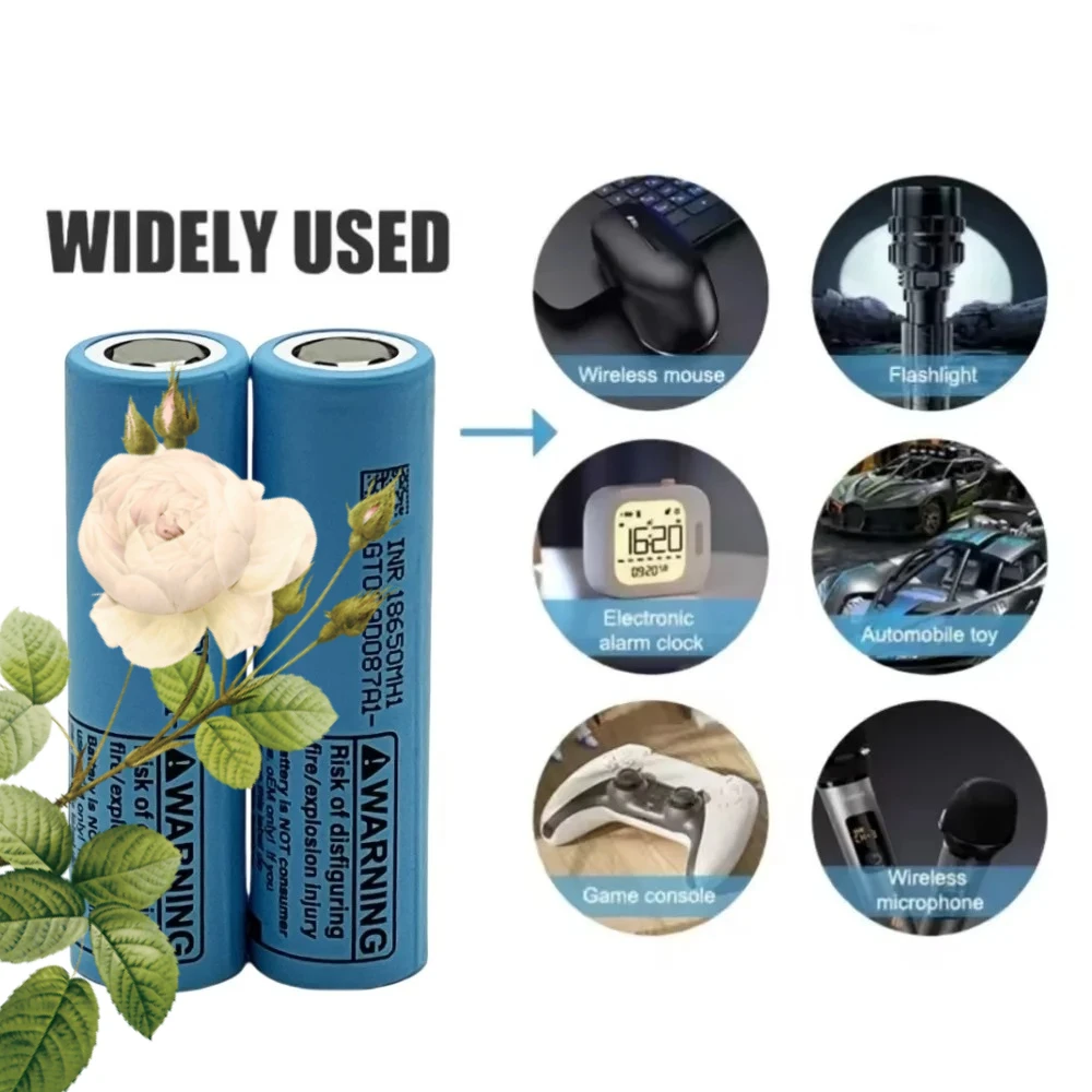 3.7V INR18650 MH1 Battery 2000mAh 3200mAh Real Capacity 30A Discharge Battery USB Charger Kit for Toy RC Drone Tool Flashlight