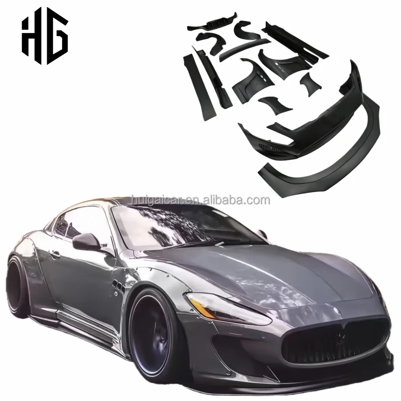 

Карбоновый обвес LB Style для Maserati GT: передний бампер, накладки на крылья, боковые пороги, расширители колесных арок, задний спойлер, индивидуальная комплектация.
