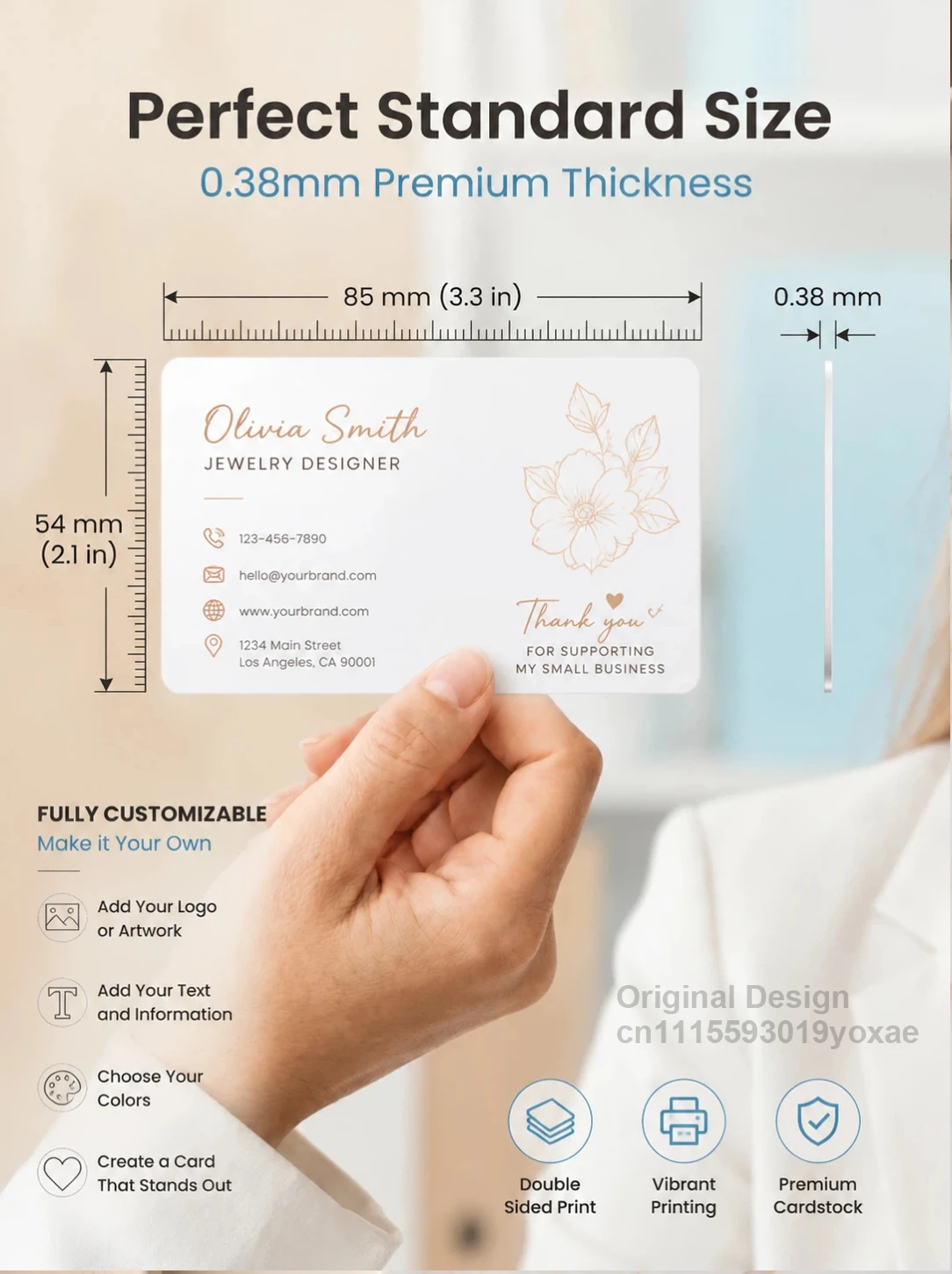 custom-logo-pvc-business-cards-personalized-plastic-name-cards-with-text-photo-qr-code-waterproof-glossy-matte-85x54mm