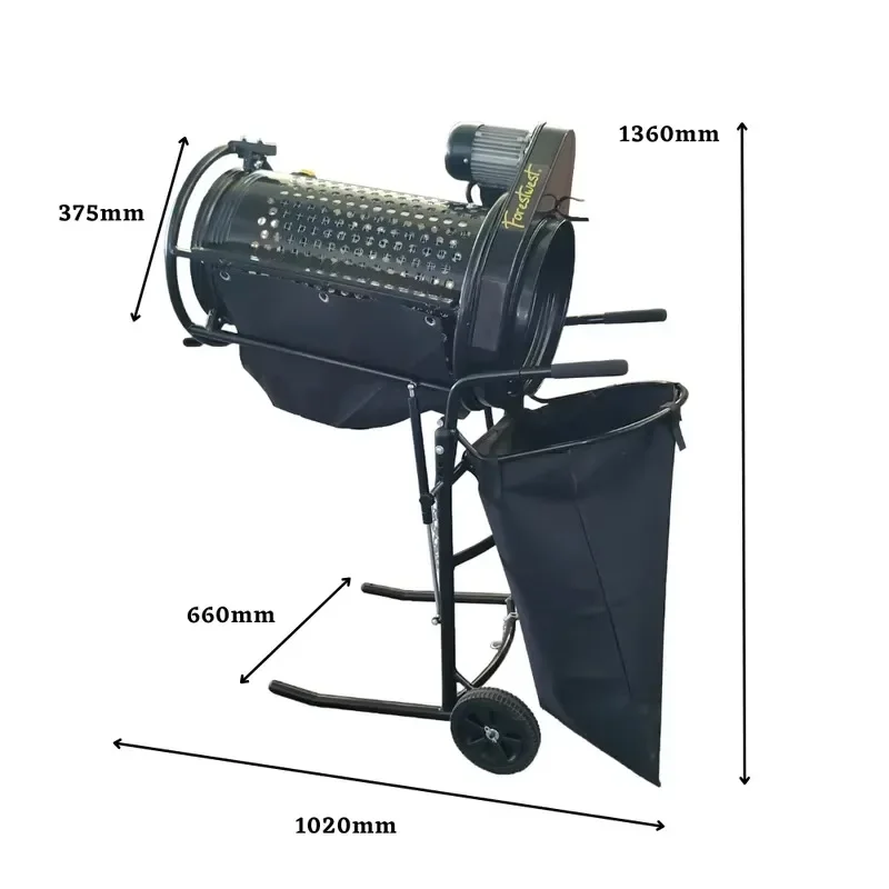 Electric Rotary Soil Sieve Rotary Soil Sifter Sieve Rotary Garden Soil Sieve BM690