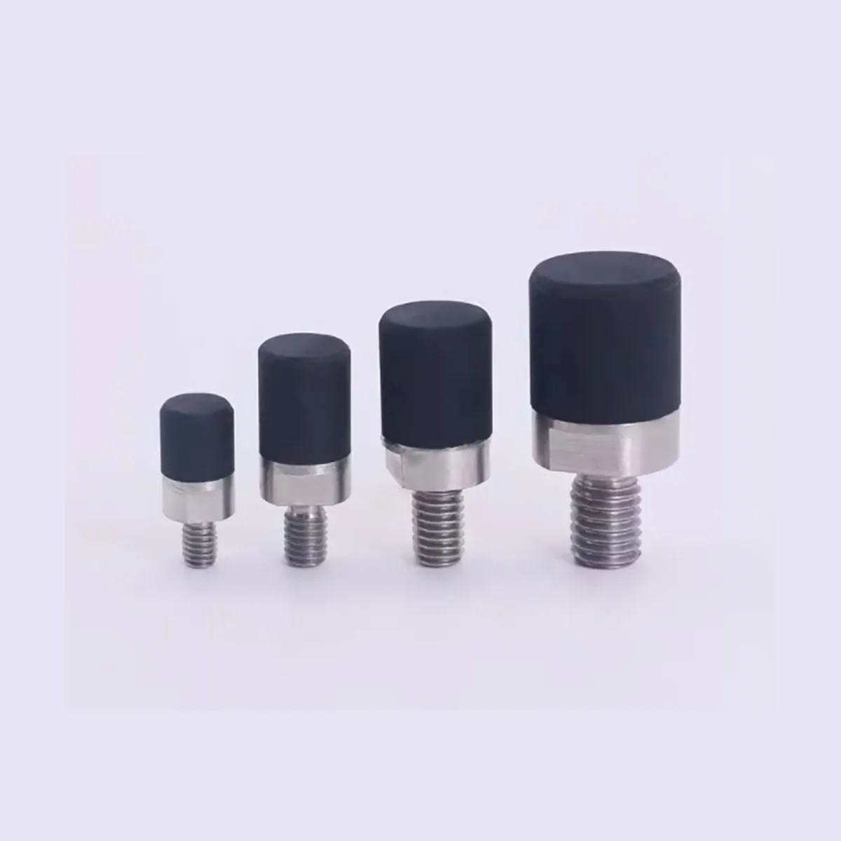 2PCS Stop Bolt/Polyurethane Coated Stopper/Buffer Anti-Collision Pressure Block External Thread Fixed Type