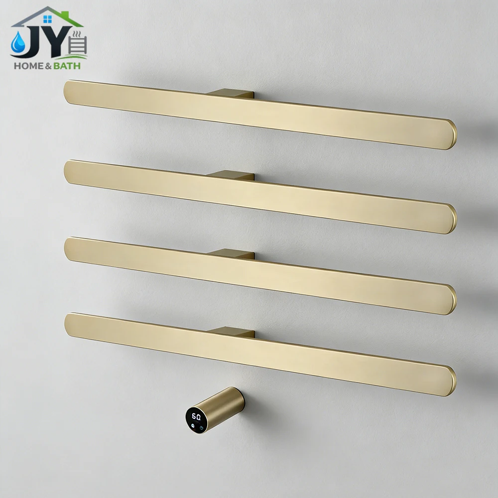 Bathroom Heated Towel Rack Towel Warmers Heated Towel Radiator 3/4 Bars Bathroom Towel Dryer Suitable for Apartments and Hotels