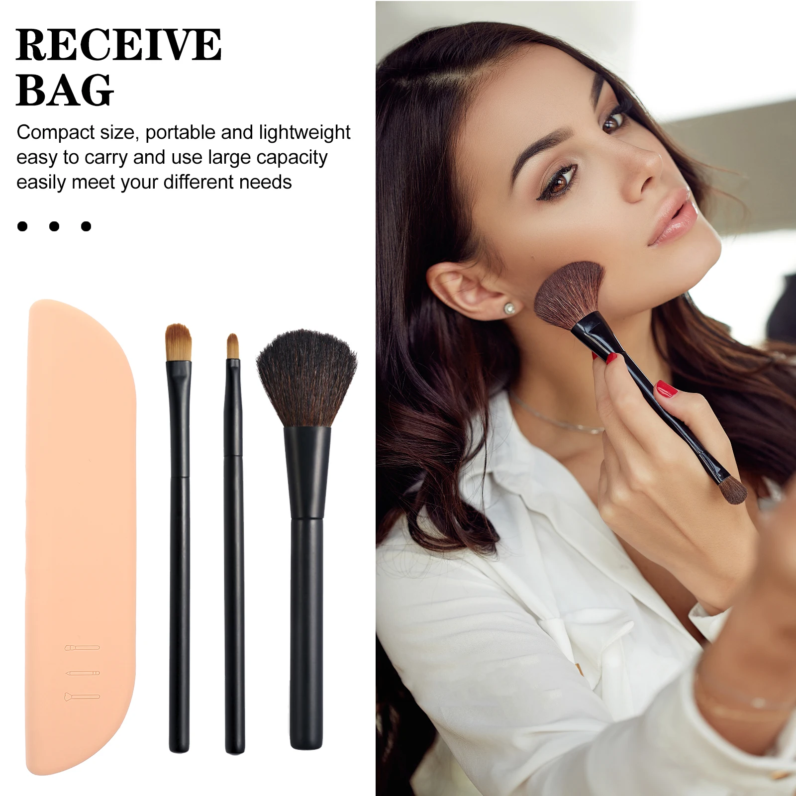 

Makeup Brush Bag Case Travel Holder Brushes Organizer Organizing Storage Multifunction