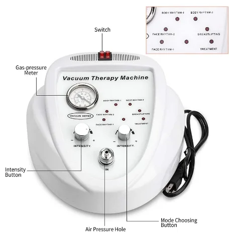 Electrical Vacuum Massage Therapy Device Breast Massager Machine  Enlargement Pump Lifting Chest Personal Beauty Device