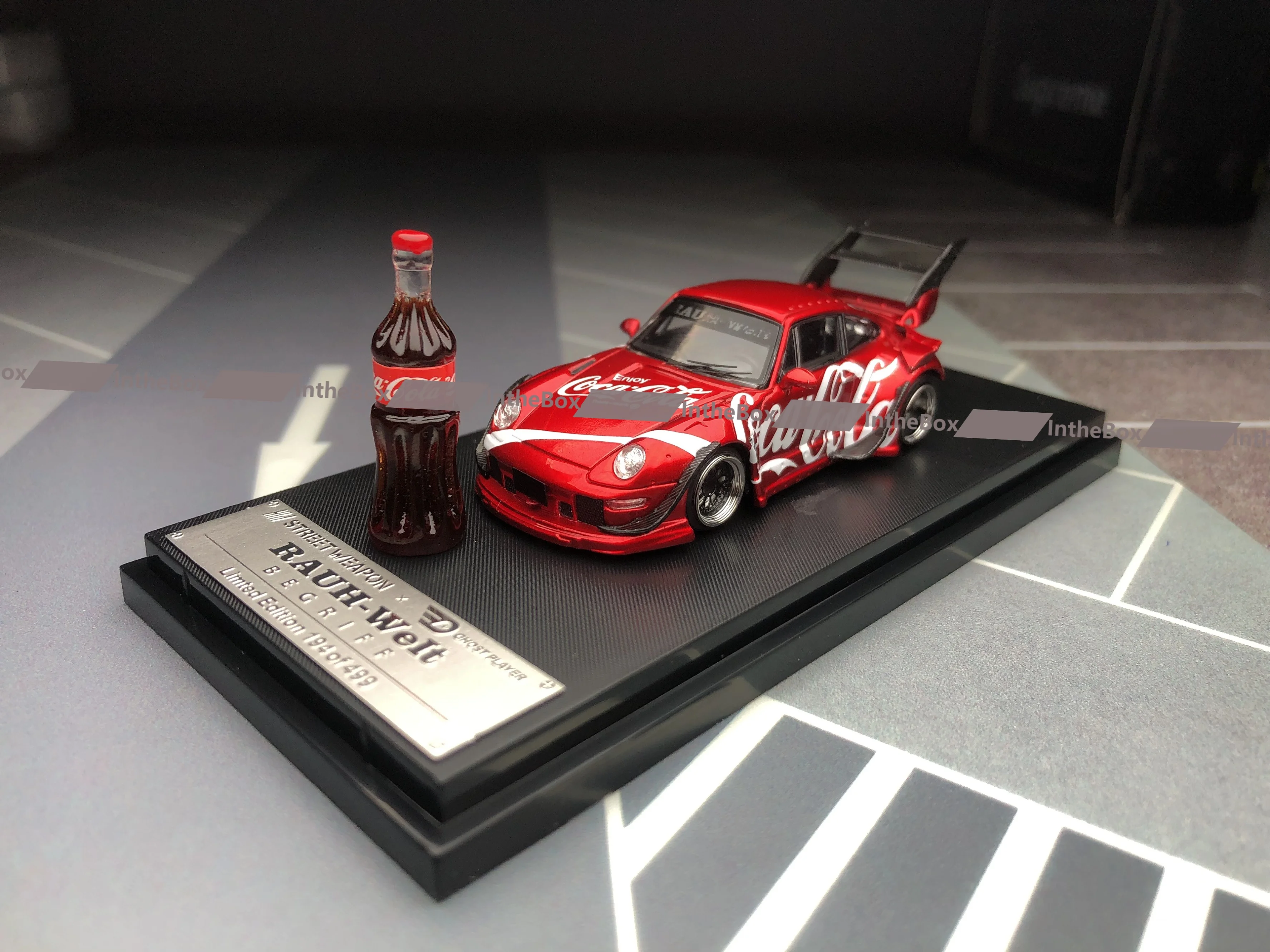 SW 1:64 RWB 993 Coke v2 Diecast Model Car Collection Limited Edition Hobby Toys