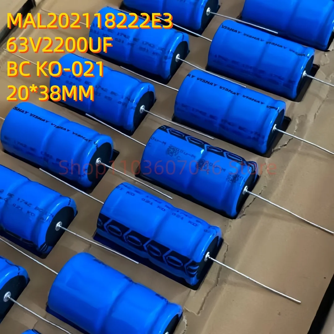 16V40V63V2200UF fever audio axial electrolytic capacitor BC series MAL202118222E3/MAL202117222E3 2200UF 63V