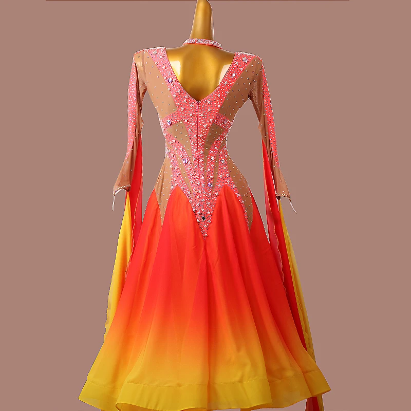 Ballroom Dance Competition Dresses Dance Costumes Waltz Dress For Dancing Clothes Dance Wear Dress Rumba Standard Ballroom Dress