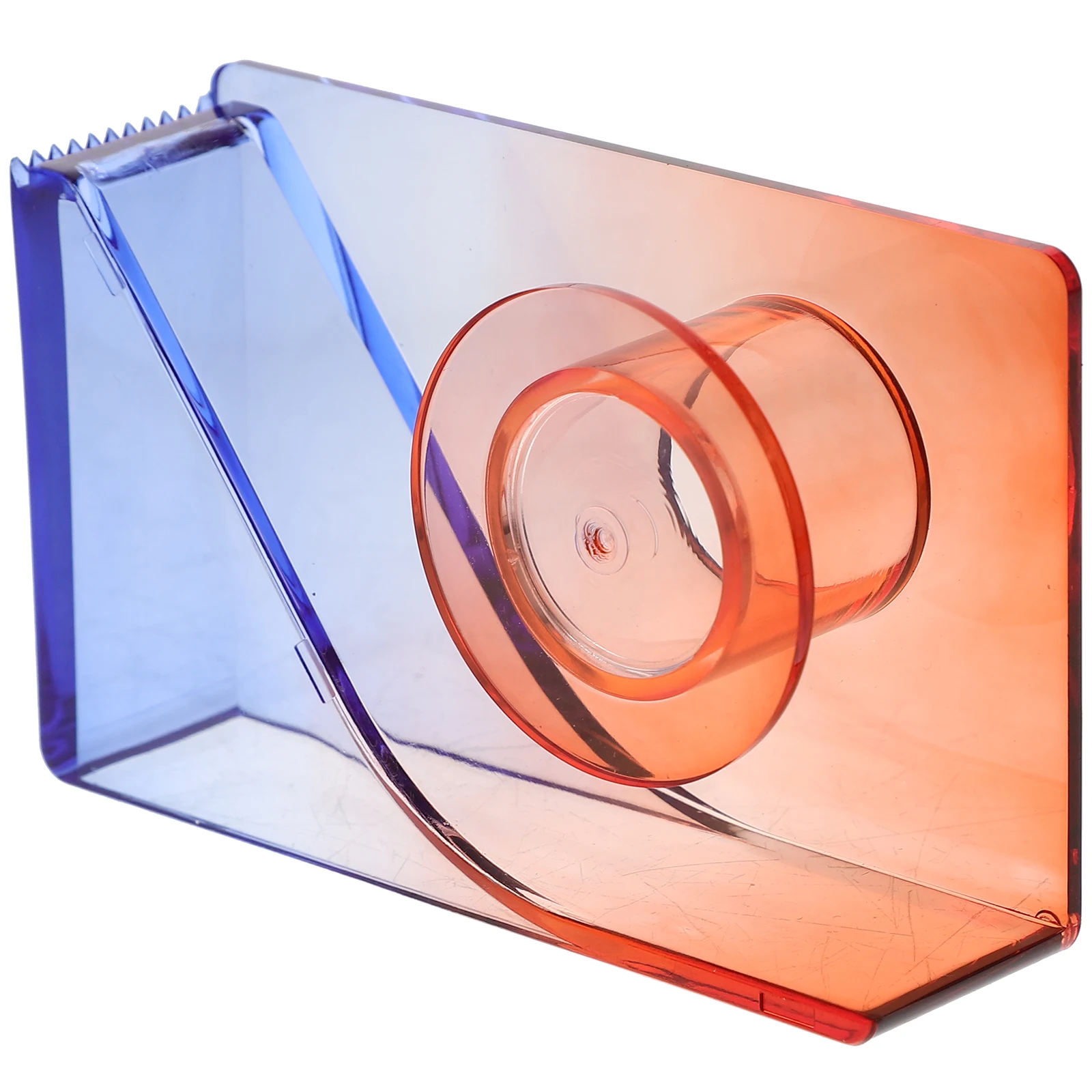 Mini Tape Dispenser Kleurverloop Kleine Houder Desktop Office Machine Rood Blauw Washi Draagbare Verpakking Tool Sticker