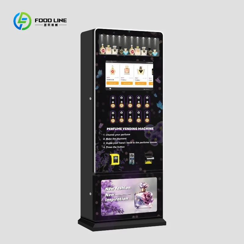 2026 New Stand Scent Distributeur De Parfum Automatique Hybrid  Fragrance Plus Dispenser Spray Perfume Vending Machine Custom