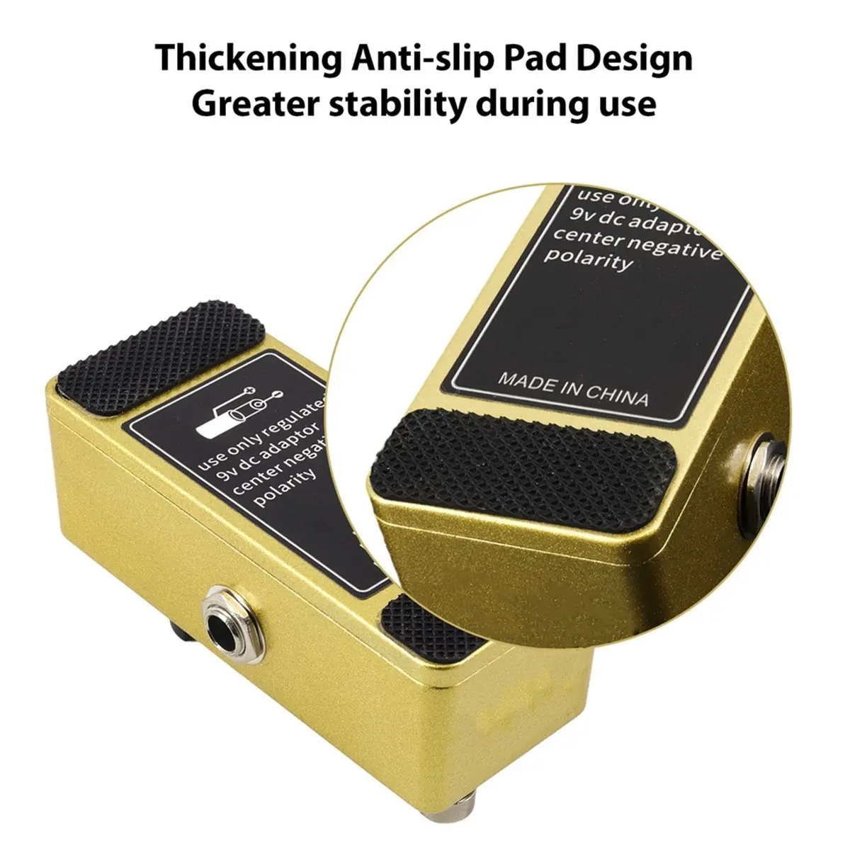 [828 Sale] Guitar Noise Reduction Pedal Electric Guitar Effects Pedal True Bypass Shell DC 9V 6.35mm Input/Output Interface