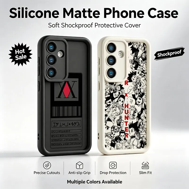 Anime Hunter X Hunter Phone Case For Samsung Galaxy A17 A16 A15 A14 A07 A06 A57 A56 A55 A54 A53 A52 A36 A35 A34 A33 A26 A25