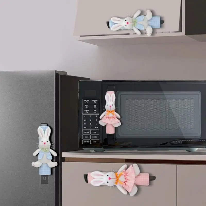 Coprini frigo per coniglio LX0C tessuto impermeabile per coperture per manico in frigorifero