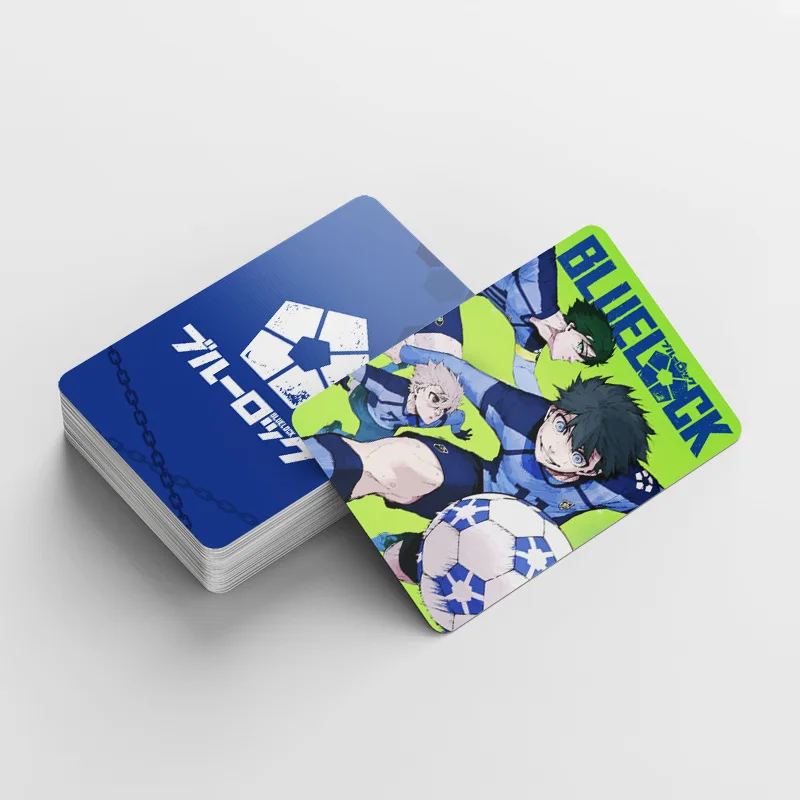 92PCS Anime Stickers BLUE LOCK Isagi Yoichi Bachira Chigiri Figures Photo Cards LOMO Card Photocard For Fans Collection Gift