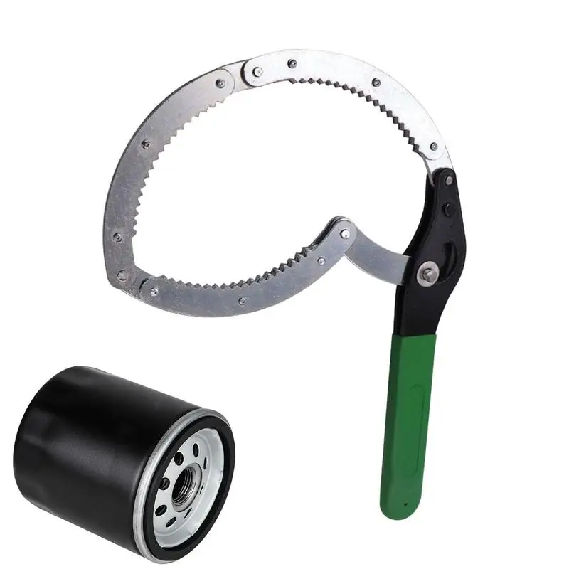 

Belt Wrench Oil Filter Puller Strap Spanner Chain Wrench Strap Opener Adjustable Filter Cartridge Disassembly Tool