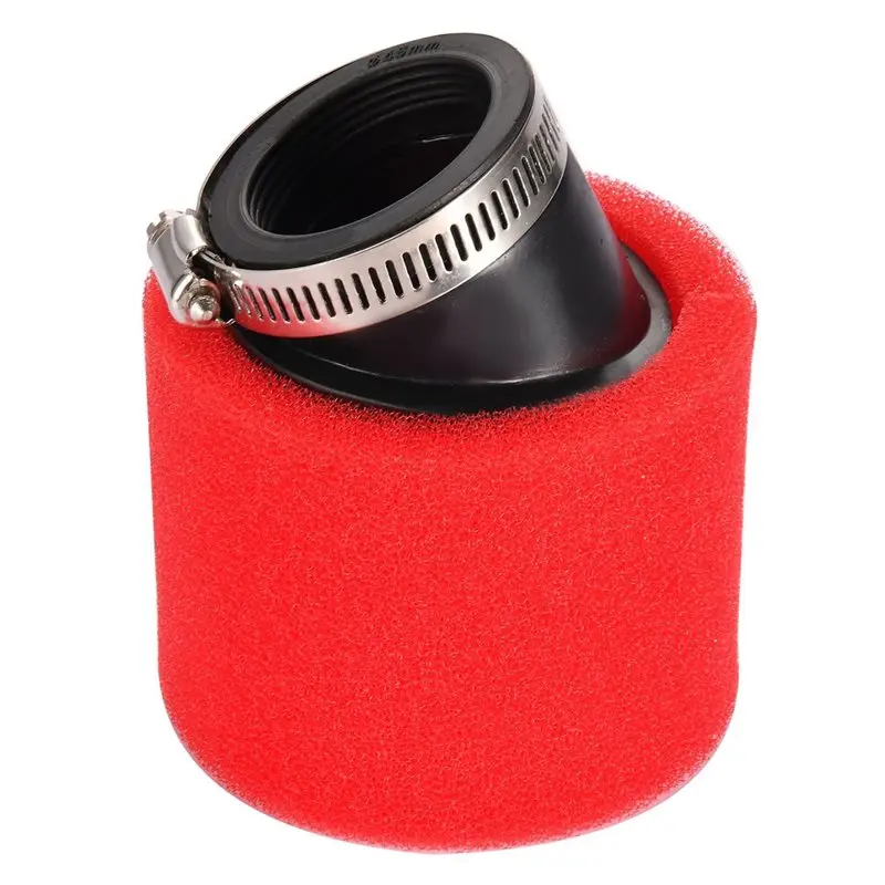 A30F-Air Filter 45Mm Red Foam Sponge Cleaner For Moped Scooter Dirt Pit Bike Motorcycle ATV